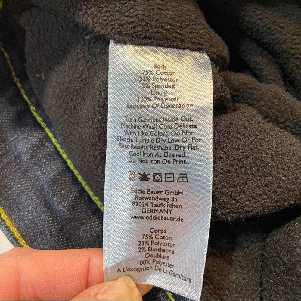 Eddie Bauer Fleece Lined Straight Leg Jeans - Picture 7 of 8